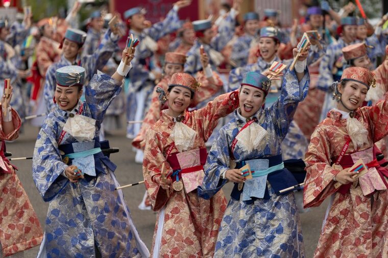 充滿高知特色的舞蹈