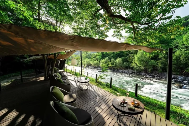 與溪流共度的一天